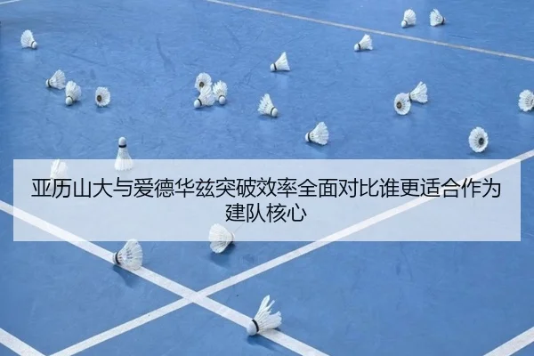 亚历山大与爱德华兹突破效率全面对比谁更适合作为建队核心